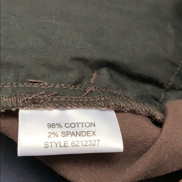 Tory Burch Brown and Blue Cotton Shorts 12 - Picture 8 of 11